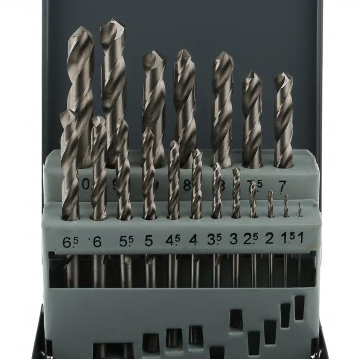 Makita P-19906 19 Piece Groundpoint HSS TiN Metal Steel Drill Bit Set 1 - 10mm