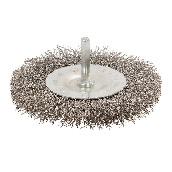 Silverline 525076 Rotary Stainless Steel Wire Wheel Brush