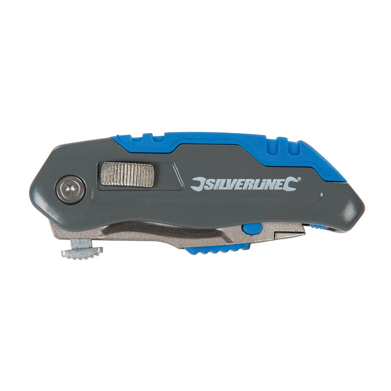 Silverline 536978 Retractable Folding Knife