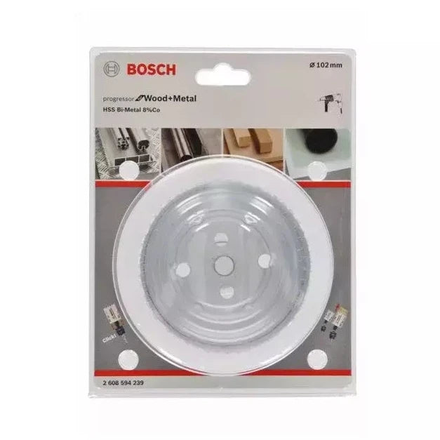Bosch 2608594239 102mm Progressor Holesaw for Multi-Purpose