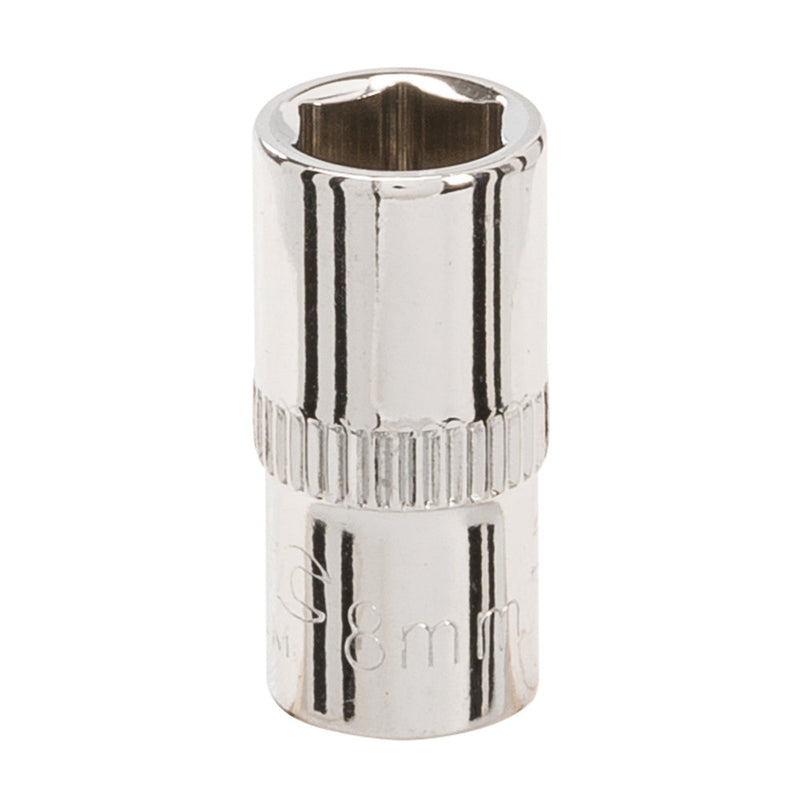 Silverline 545489 Socket 1/4" Drive 6pt Metric