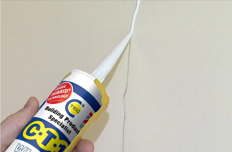 CT1 White Sealant & Adhesive Tribrid Multi-purpose Sealant, 290ml 1/2/3/6/12 Pack