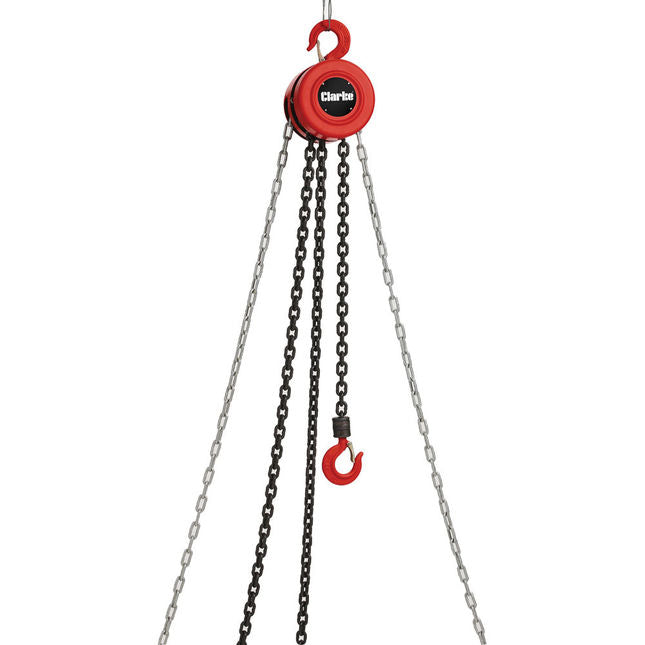 Clarke 7630463 CCH1000C 1 Tonne Chain Block