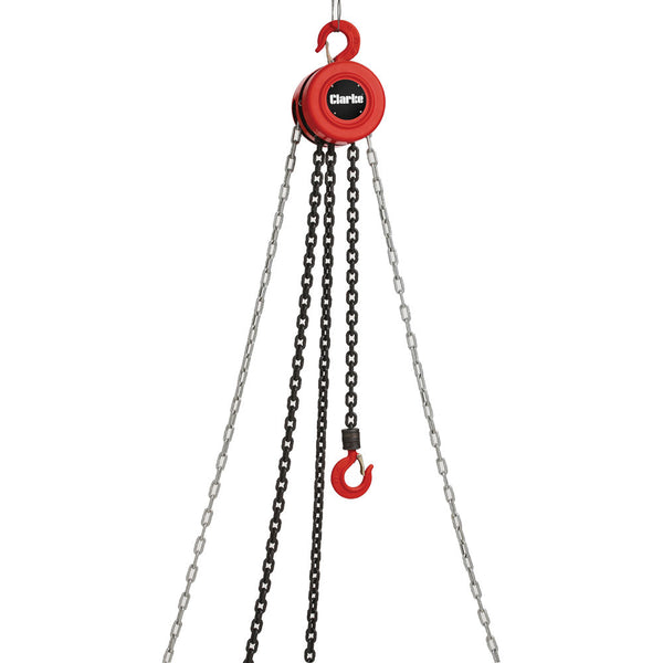 Clarke 7630463 CCH1000C 1 Tonne Chain Block