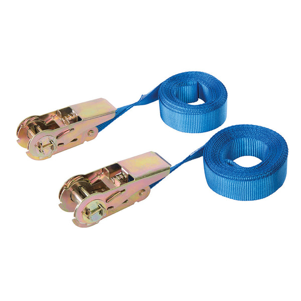 Silverline 566269 Endless Ratchet Tie-Down Strap 2pk