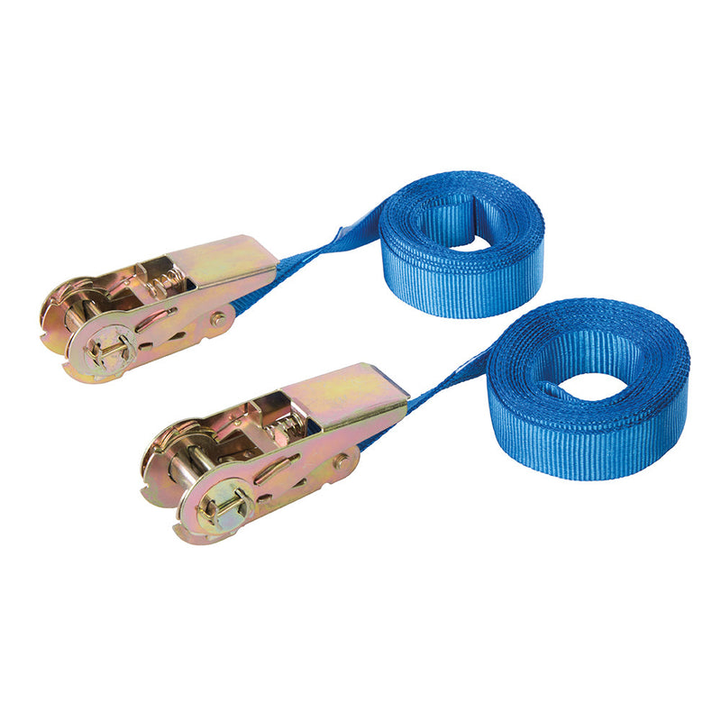 Silverline 566269 Endless Ratchet Tie-Down Strap 2pk