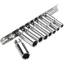 Clarke 1700817 PRO411 8 Piece 1/4" Drive Anti Slip Metric Socket Set