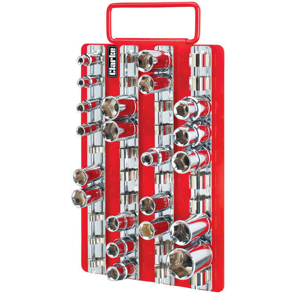 Clarke 1801644 CHT644 40 Piece Socket Rail Tray
