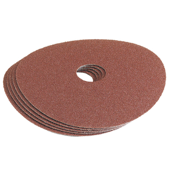Draper 58618 Aluminium Oxide Sanding Disc, 115mm, 80 Grit (Pack of 5)