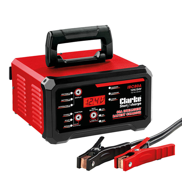 Clarke 6267021 IBC80A 12V/24V 80A Intelligent Battery Charger