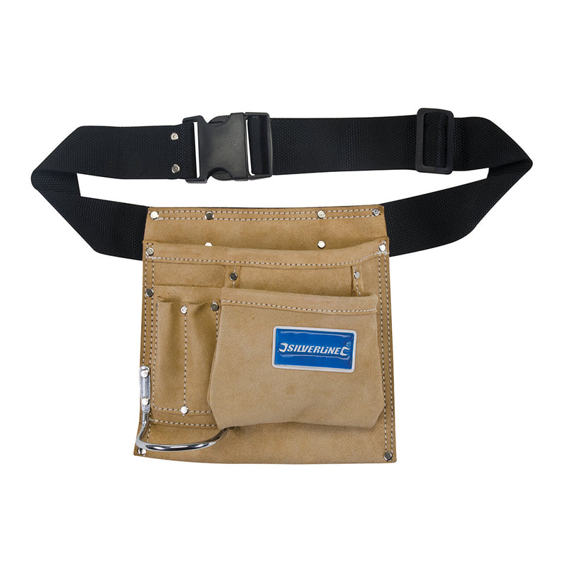 Silverline 589704 Nail & Tool Pouch Belt 5 Pocket