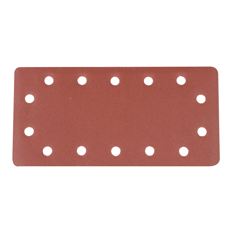 Silverline 595752 Hook & Loop 1/2 Sheets Punched 10pk