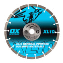 OX Tools OX-XL10-230/22 Trade XL-10 Segmented Diamond Blade - General Purpose - 230/22.23mm