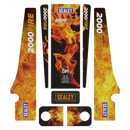 Sealey 2000CW Low Entry Custom Design Trolley Jack with Rocket Lift 2 Tonne - White