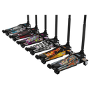 Sealey 2000CB Low Entry Custom Design Trolley Jack with Rocket Lift 2 Tonne - Black