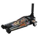 Sealey 2000CB Low Entry Custom Design Trolley Jack with Rocket Lift 2 Tonne - Black