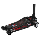 Sealey 2000CB Low Entry Custom Design Trolley Jack with Rocket Lift 2 Tonne - Black