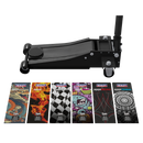 Sealey 2000CB Low Entry Custom Design Trolley Jack with Rocket Lift 2 Tonne - Black