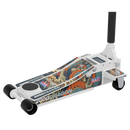 Sealey 2000CW Low Entry Custom Design Trolley Jack with Rocket Lift 2 Tonne - White
