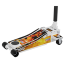 Sealey 2000CW Low Entry Custom Design Trolley Jack with Rocket Lift 2 Tonne - White