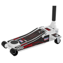 Sealey 2000CW Low Entry Custom Design Trolley Jack with Rocket Lift 2 Tonne - White
