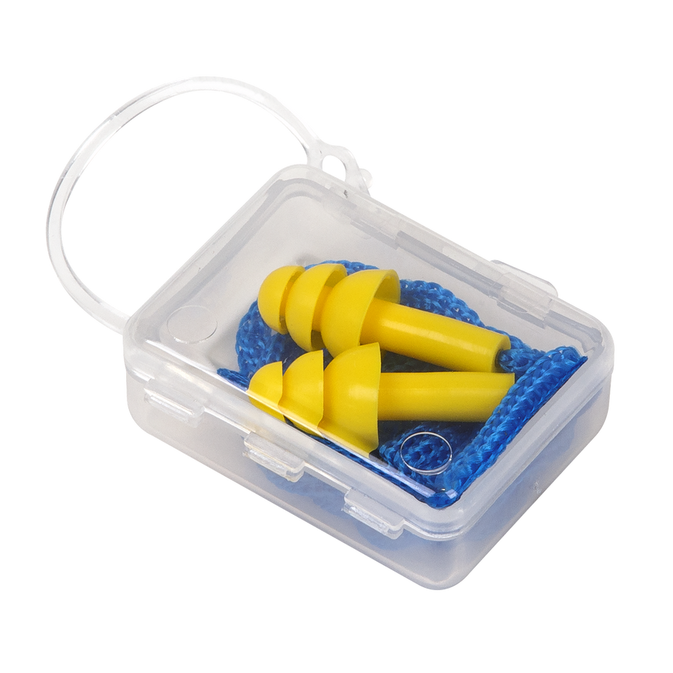 Sealey 402/50 Ear Plugs Disposable Corded Pack of 50 Pairs
