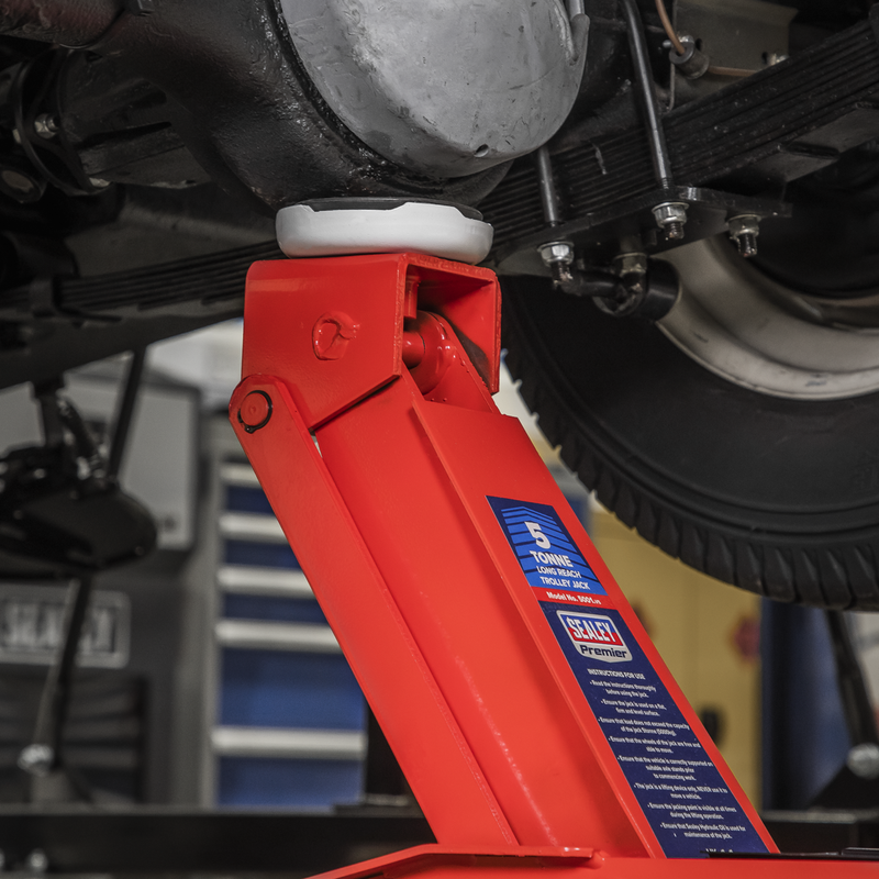 Sealey 5001 Premier Long Reach Trolley Jack 5 Tonne
