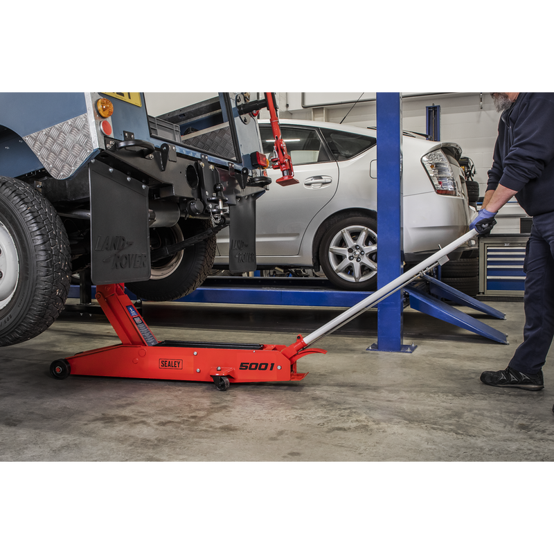 Sealey 5001 Premier Long Reach Trolley Jack 5 Tonne