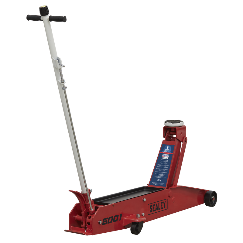 Sealey 5001 Premier Long Reach Trolley Jack 5 Tonne