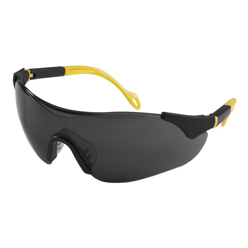 Sealey 9209 Worksafe® Sports Style Shaded Safety Glasses with Adjustable Arms