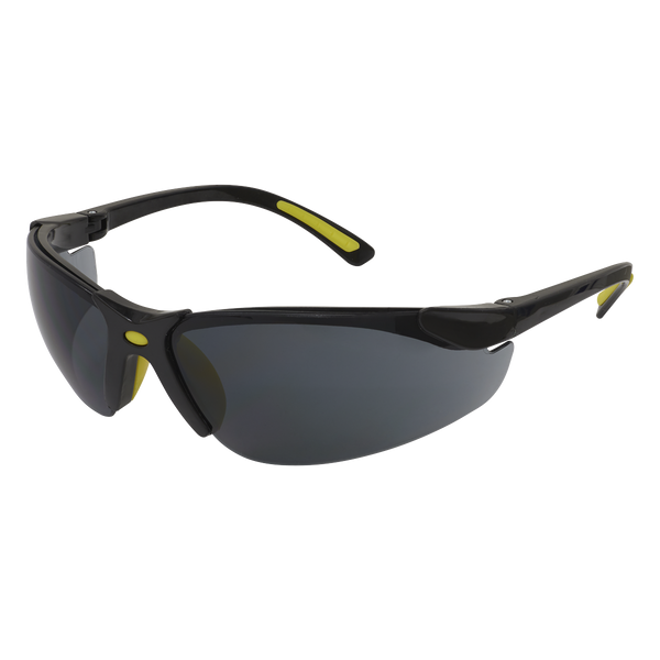 Sealey 9214 Worksafe® Zante Style Smoke Lens Safety Glasses with Flexi Arms