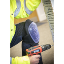 Sealey 9711 Worksafe Hard Shell Gel Knee Pads - Pair