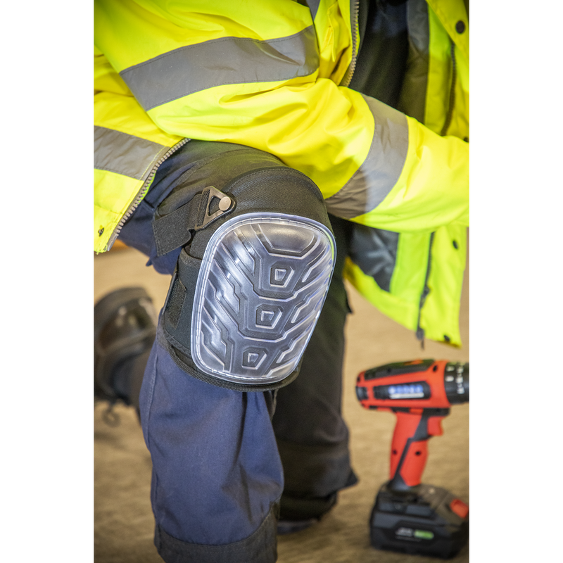Sealey 9711 Worksafe Hard Shell Gel Knee Pads - Pair