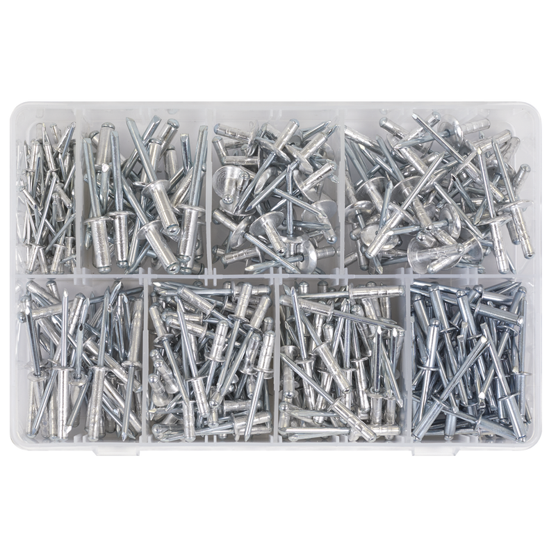 Sealey AB079AR Aluminium Rivet Assortment 335pc