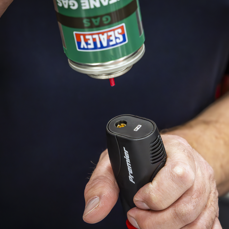 Sealey AK2974 Premier Micro Butane Hot Air Blower/Heating Torch with Heat Shrink Tubing
