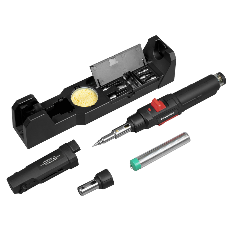 Sealey AK2976 Butane Soldering Iron Kit 3-in-1 Quick Release