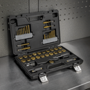 Sealey AK3046 Premier Metric & Imperial Titanium Coated Hexagonal Tap & Die Set 46pc