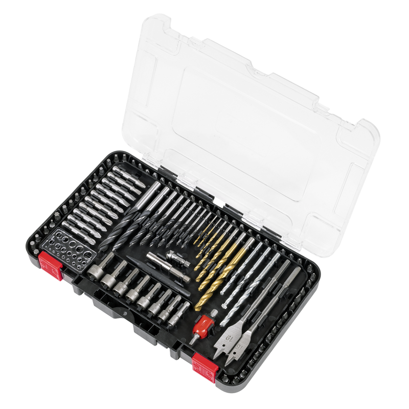 Sealey AK47104 Drill & Bit Accessory Set 104pc