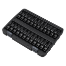 Sealey AK56000 Impact Socket Bit Set 1/2"Sq Drive 24pc Hex/TRX-Star*/Spline
