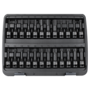 Sealey AK56000 Impact Socket Bit Set 1/2"Sq Drive 24pc Hex/TRX-Star*/Spline