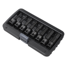 Sealey AK5600 Impact Hex Socket Bit Set 8pc 1/2"Sq Drive - Imperial
