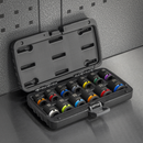 Sealey AK56160M Lock-On‚Ñ¢ Impact Socket Set 1/2"Sq Drive 13pc 6pt Metric