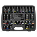 Sealey AK5635M Impact Socket Set 1/2"Sq Drive 34pc