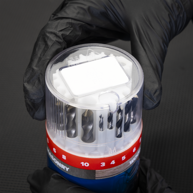 Sealey AK5711DB Drill Bit Sets Combination Display Box of 6