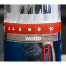 Sealey AK5711DB Drill Bit Sets Combination Display Box of 6