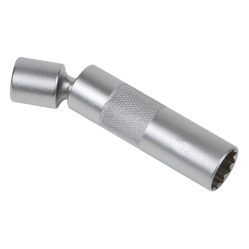 Sealey AK6571 Spark Plug Socket with Universal Joint 3/8"Sq Drive 12-Point 16mm