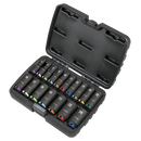 Sealey AK68219 Deep Impact Socket Set 3/8‚ÄùSq Drive 17pc