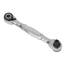 Sealey AK6972 Micro Ratchet Bit Driver & Wrench 1/4"Sq & 1/4"Hex Drive