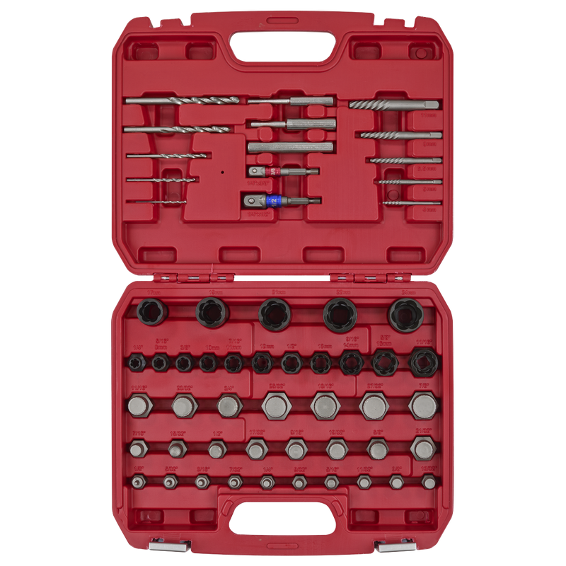 Sealey AK8156 Master Nut, Bolt & Screw Extractor Set 56pc