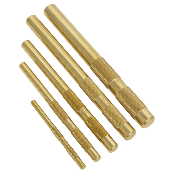 Sealey AKB05 Brass Punch Set 5pc